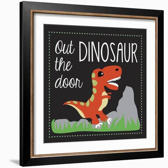 Dinosaur-Erin Clark-Framed Giclee Print