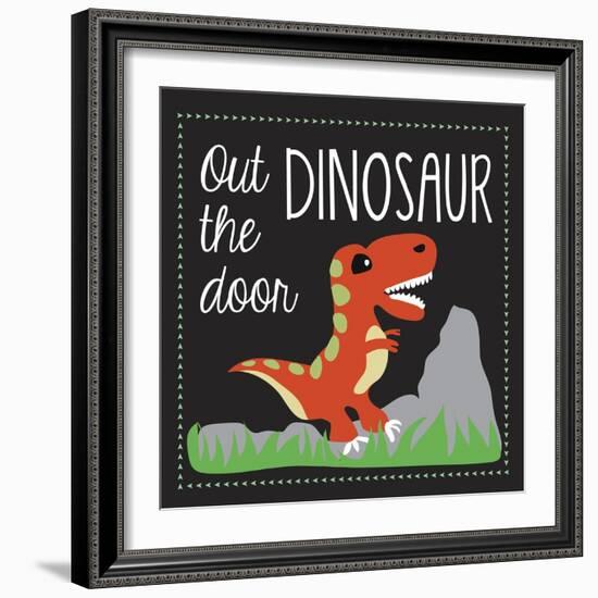 Dinosaur-Erin Clark-Framed Giclee Print