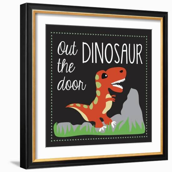 Dinosaur-Erin Clark-Framed Giclee Print