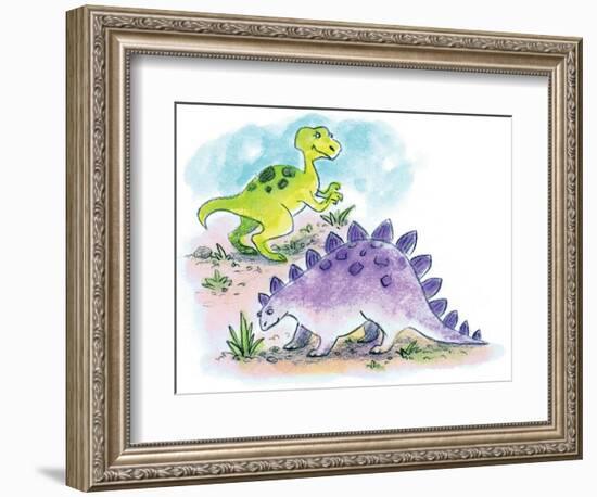 Dinosaurs - Humpty Dumpty-Amy Wummer-Framed Giclee Print