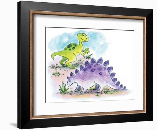 Dinosaurs - Humpty Dumpty-Amy Wummer-Framed Giclee Print