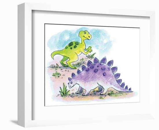 Dinosaurs - Humpty Dumpty-Amy Wummer-Framed Giclee Print