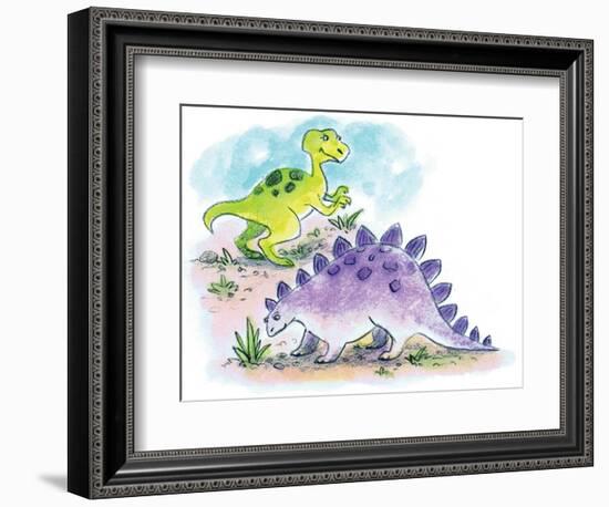 Dinosaurs - Humpty Dumpty-Amy Wummer-Framed Giclee Print