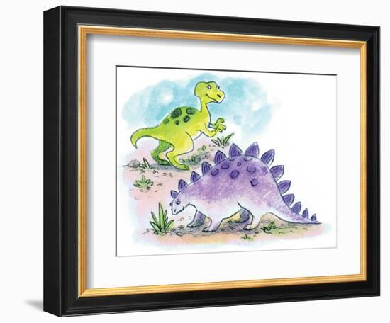 Dinosaurs - Humpty Dumpty-Amy Wummer-Framed Giclee Print