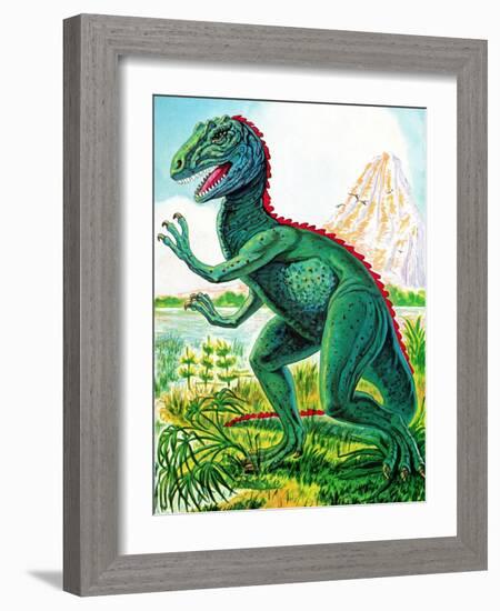 Dinosaurs - Jack & Jill-Edward F. Cortese-Framed Giclee Print