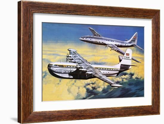 Dinosaurs of the Air-Wilf Hardy-Framed Giclee Print