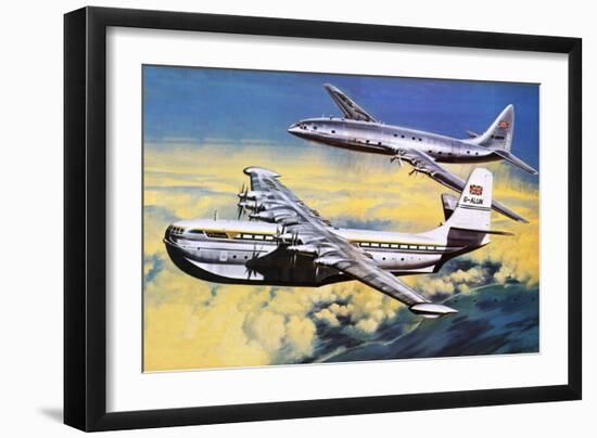 Dinosaurs of the Air-Wilf Hardy-Framed Giclee Print