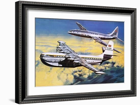 Dinosaurs of the Air-Wilf Hardy-Framed Giclee Print