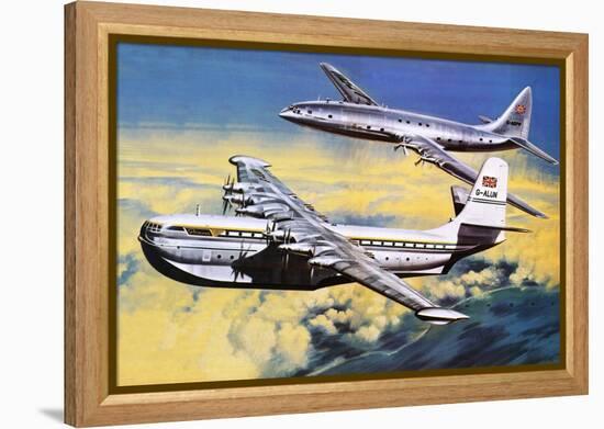 Dinosaurs of the Air-Wilf Hardy-Framed Premier Image Canvas