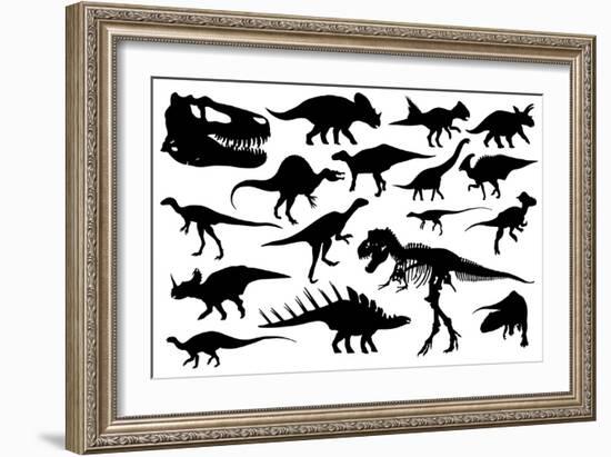 Dinosaurs-laschi adrian-Framed Art Print