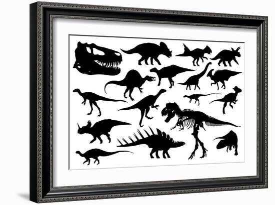 Dinosaurs-laschi adrian-Framed Art Print