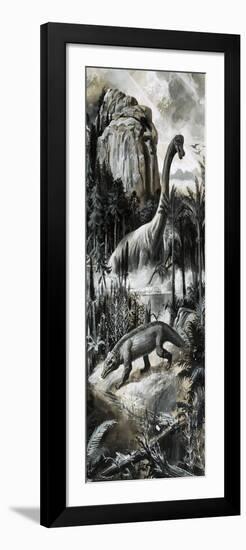 Dinosaurs-Payne-Framed Giclee Print