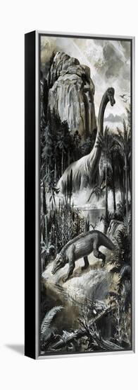 Dinosaurs-Payne-Framed Premier Image Canvas