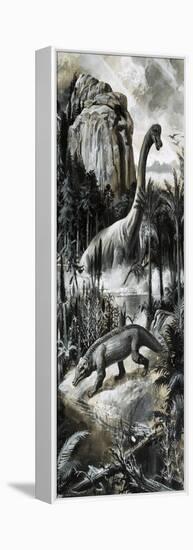 Dinosaurs-Payne-Framed Premier Image Canvas