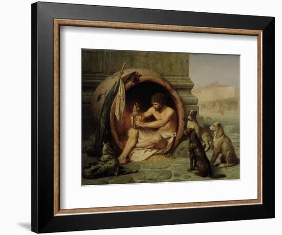 Diogenes, 1860-Jean Leon Gerome-Framed Giclee Print