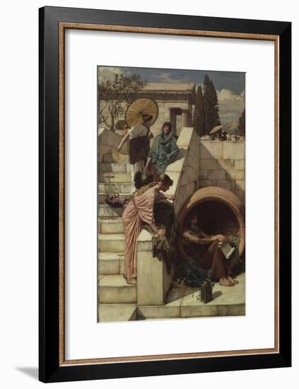 Diogenes (D.C.320 BC), 1882-John William Waterhouse-Framed Giclee Print