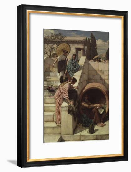 Diogenes (D.C.320 BC), 1882-John William Waterhouse-Framed Giclee Print