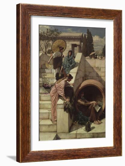 Diogenes (D.C.320 BC), 1882-John William Waterhouse-Framed Giclee Print