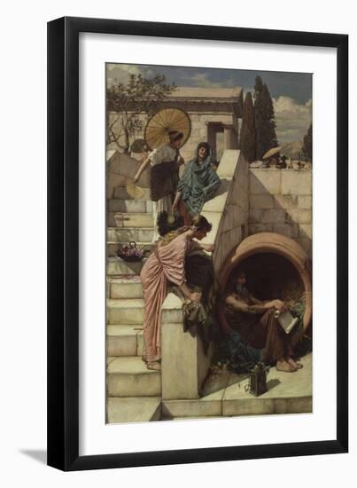 Diogenes (D.C.320 BC), 1882-John William Waterhouse-Framed Giclee Print