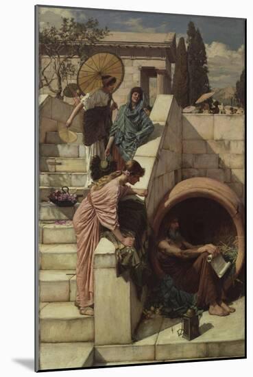 Diogenes (D.C.320 BC), 1882-John William Waterhouse-Mounted Giclee Print