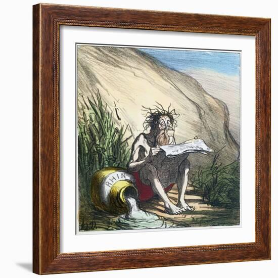 Diogenes-Honore Daumier-Framed Giclee Print