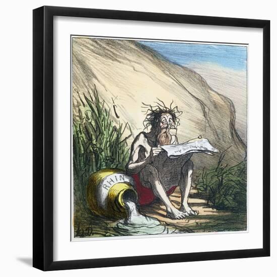 Diogenes-Honore Daumier-Framed Giclee Print