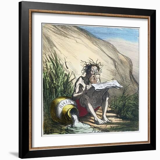 Diogenes-Honore Daumier-Framed Giclee Print