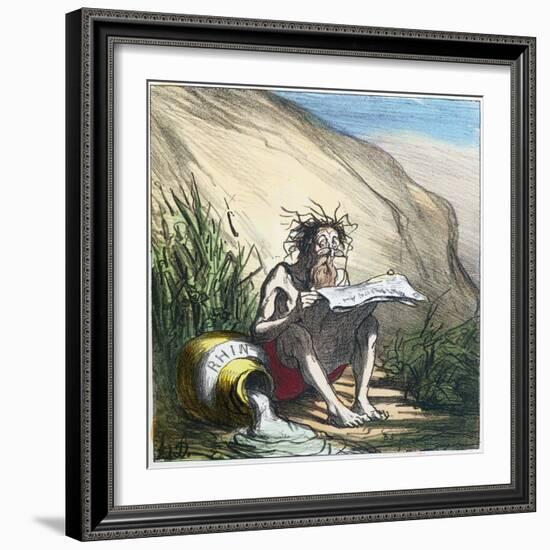 Diogenes-Honore Daumier-Framed Giclee Print