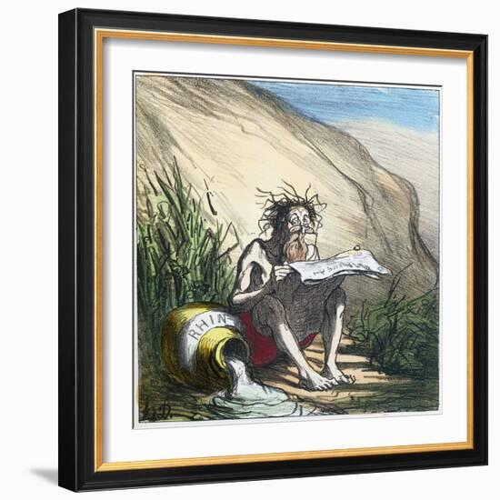 Diogenes-Honore Daumier-Framed Giclee Print