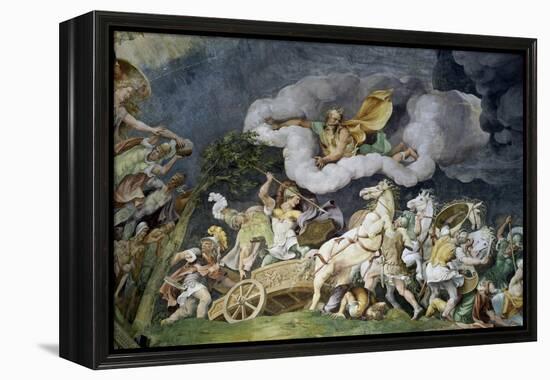 Diomede Uccide Tideo-Giulio Romano-Framed Premier Image Canvas