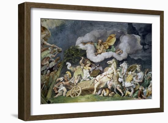 Diomede Uccide Tideo-Giulio Romano-Framed Giclee Print