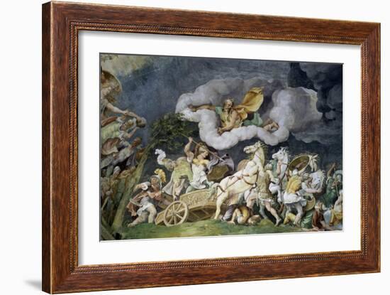 Diomede Uccide Tideo-Giulio Romano-Framed Giclee Print