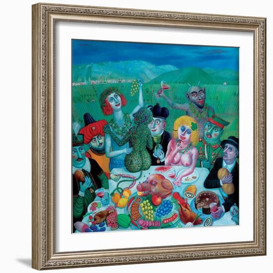 Dionysos in Eger, 2000-Tamas Galambos-Framed Giclee Print