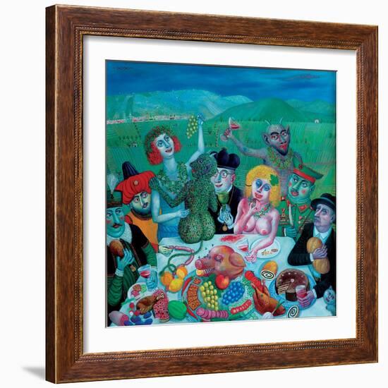 Dionysos in Eger, 2000-Tamas Galambos-Framed Giclee Print