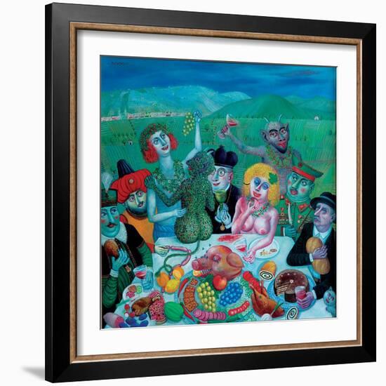 Dionysos in Eger, 2000-Tamas Galambos-Framed Giclee Print