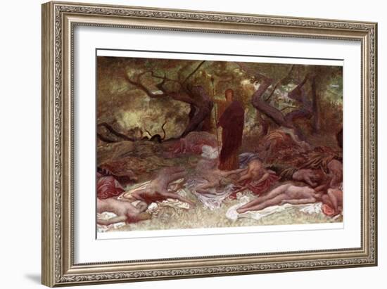 Dionysus and the Maenads, 1901-William Blake Richmond-Framed Giclee Print