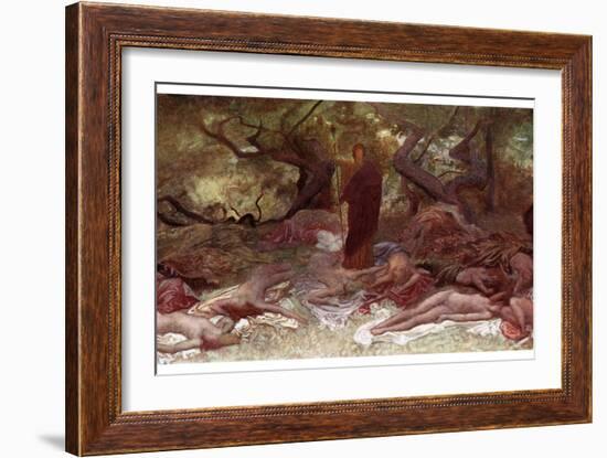 Dionysus and the Maenads, 1901-William Blake Richmond-Framed Giclee Print