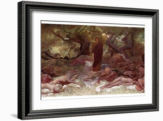 Dionysus and the Maenads, 1901-William Blake Richmond-Framed Giclee Print