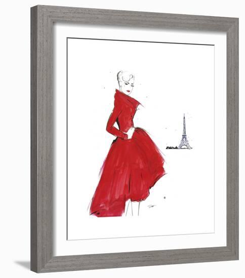 Dior and Paris-Jessica Durrant-Framed Giclee Print