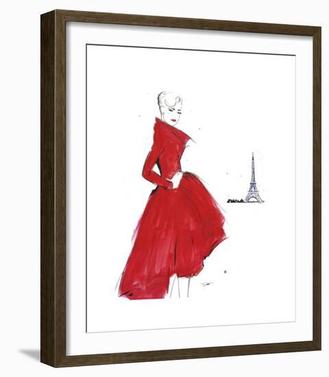 Dior and Paris-Jessica Durrant-Framed Giclee Print