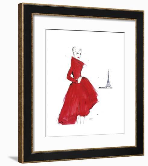 Dior and Paris-Jessica Durrant-Framed Giclee Print
