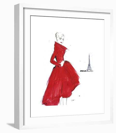 Dior and Paris-Jessica Durrant-Framed Giclee Print