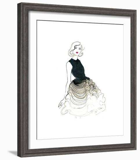 Dior does Ombre-Jessica Durrant-Framed Giclee Print