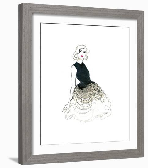 Dior does Ombre-Jessica Durrant-Framed Giclee Print