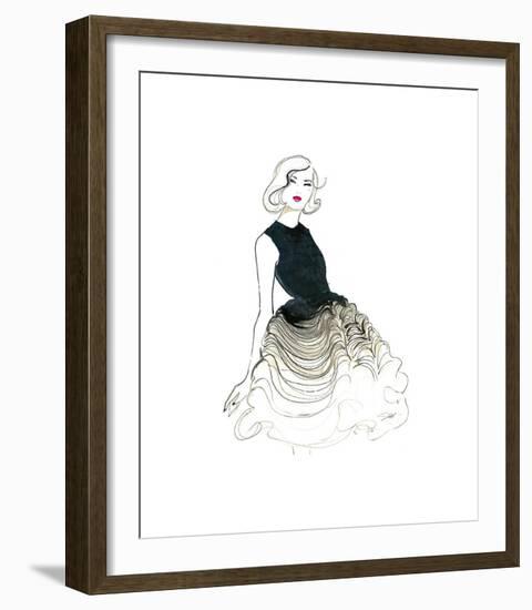 Dior does Ombre-Jessica Durrant-Framed Giclee Print