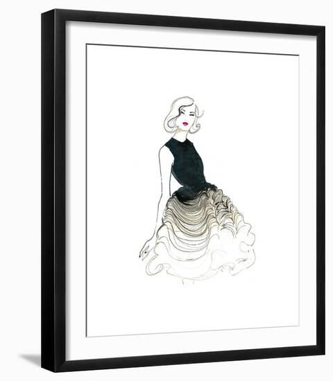 Dior does Ombre-Jessica Durrant-Framed Giclee Print