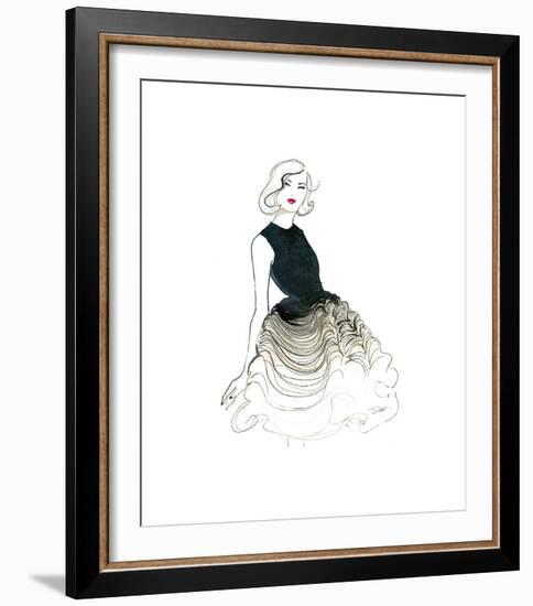 Dior does Ombre-Jessica Durrant-Framed Giclee Print