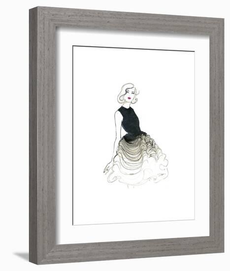 Dior does Ombre-Jessica Durrant-Framed Art Print