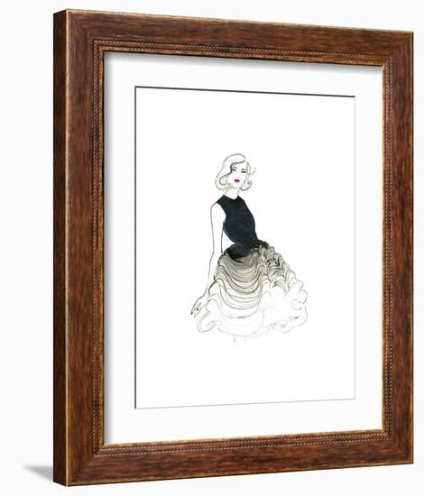 Dior does Ombre-Jessica Durrant-Framed Art Print