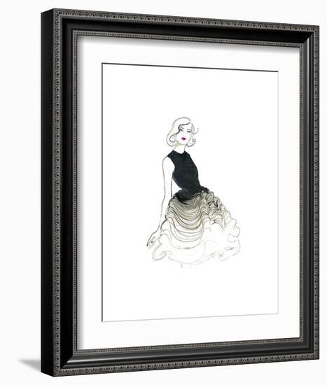 Dior does Ombre-Jessica Durrant-Framed Art Print